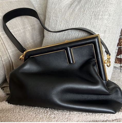 fendi first black bag|vintage fendi bag black.